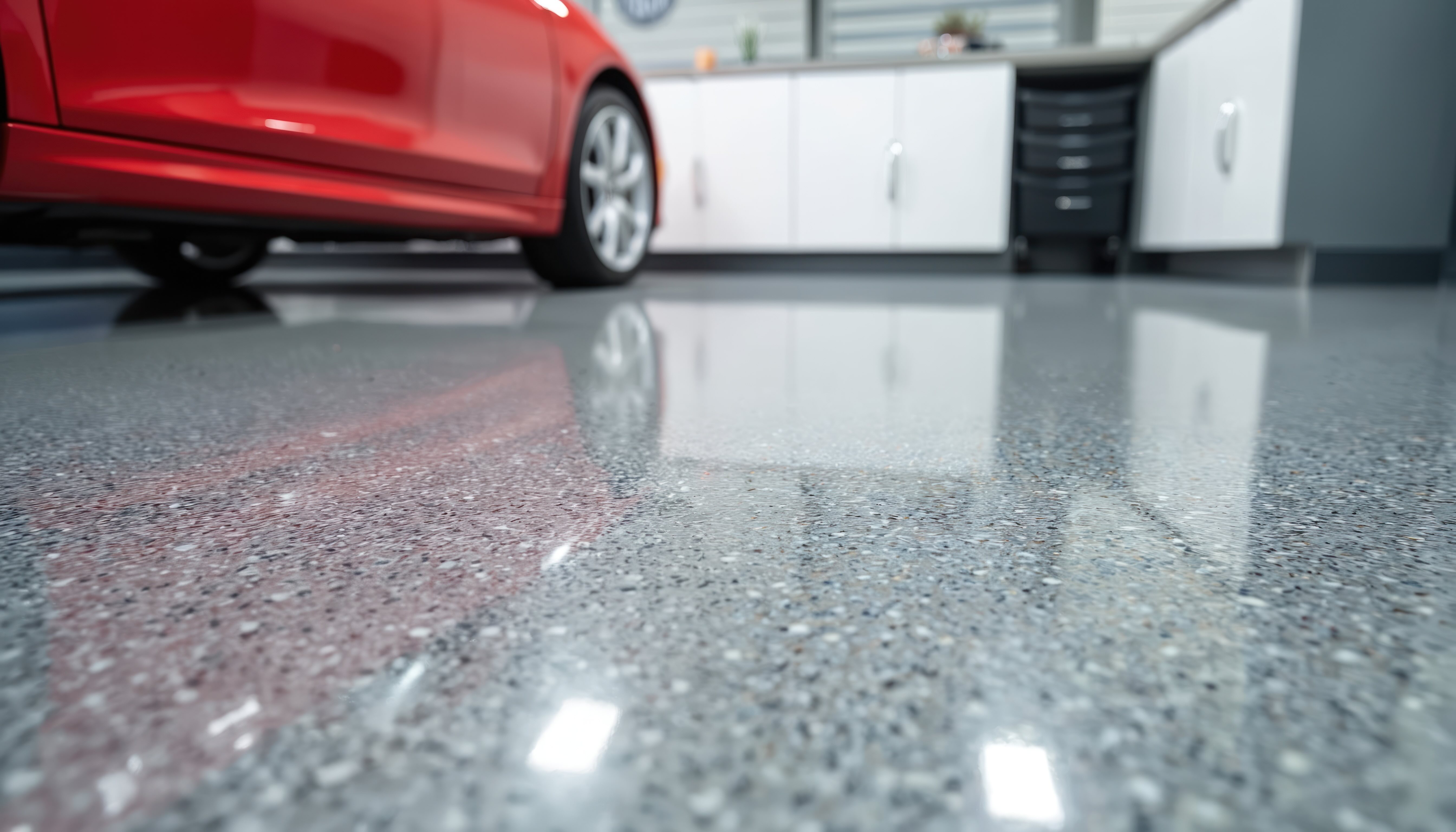 Garage epoxy floor coating