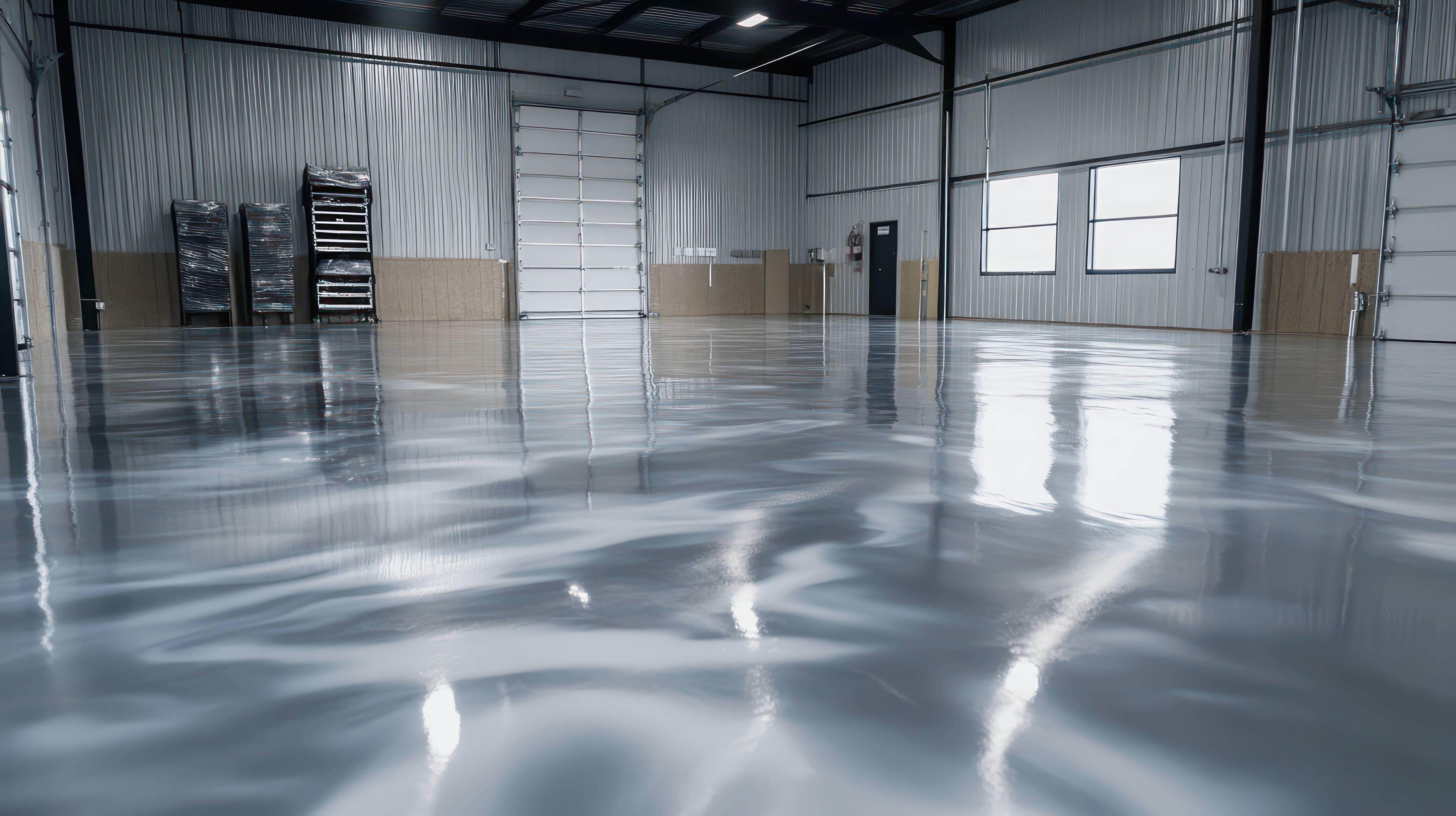 Commercial epoxy floor coating